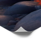 Der Kristallsee, der Wald und der stürmische Vulka Poster (Ecke)