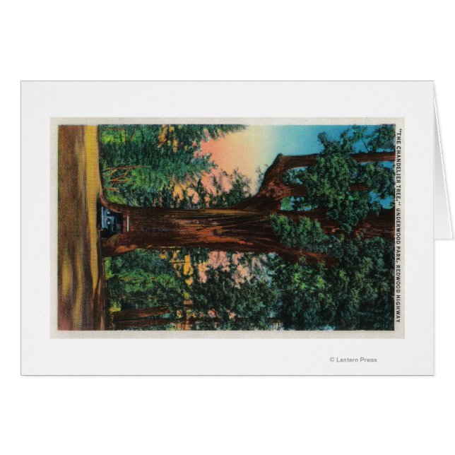 Der Kronleuchter, der Park der Unterholz (Vorderseite (Horizontal))