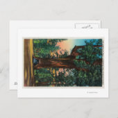 Der Kronleuchter, der Park der Unterholz Postkarte (Vorne/Hinten)