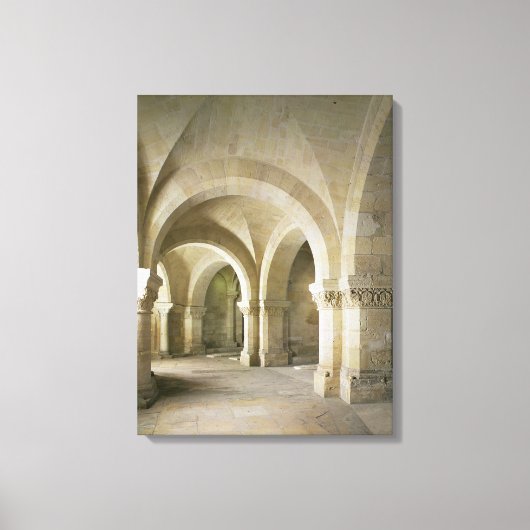 Der Krypt, c.1144 (Foto) Leinwanddruck (Vorderseite)