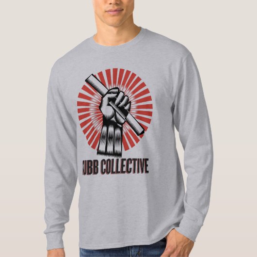 Der Kubb der grundlegenden Männer langes T-Shirt (Vorderseite)