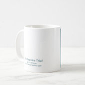 Der Kuchen-Dieb Kaffeetasse (Vorderseite Links)