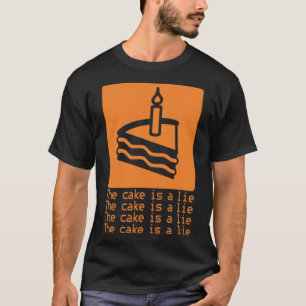 Der Kuchen ist eine Lüge vintage T-Shirt