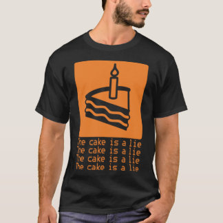 Der Kuchen ist eine Lüge vintage T-Shirt