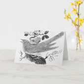 Der Kuckuck Karte (Gelbe Blume)