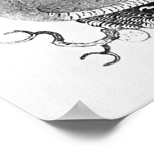 Der Kuckuck Poster (Ecke)