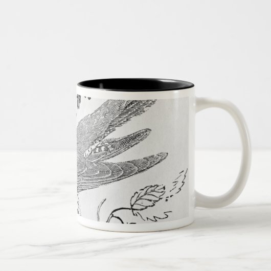 Der Kuckuck Zweifarbige Tasse (Rechts)