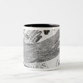 Der Kuckuck Zweifarbige Tasse (Mittel)