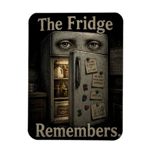 Der Kühlschrank erinnert sich an dunklen Humor Magnet
