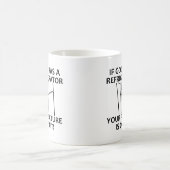 Der Kühlschrank Gottes christlich Kaffeetasse (Mittel)