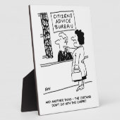 Der Kunde beim Citizens Advice Bureau berät Sie Fotoplatte (Seite)