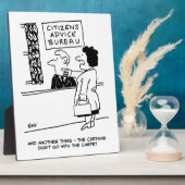 Der Kunde beim Citizens Advice Bureau berät Sie Fotoplatte (Seite)
