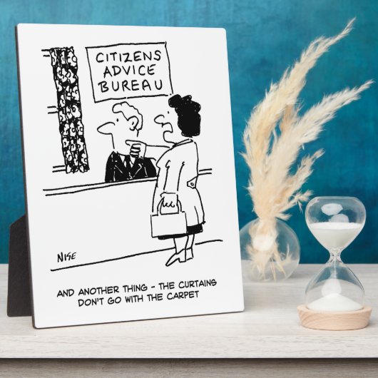 Der Kunde beim Citizens Advice Bureau berät Sie Fotoplatte (Seite)