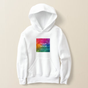 Der Kunde fügt Foto Text Kids Boys modern hinzu Hoodie