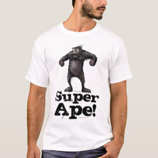 Der kundenspezifische Affe der Superaffen-lustigen T-Shirt