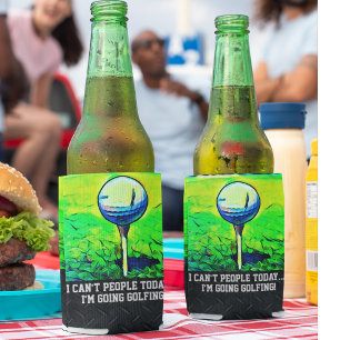 Der kundenspezifische Golf spielende Geburtstag Dosenkühler