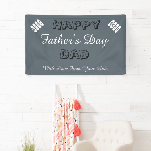 Der kundenspezifische Vatertag Banner (Insitu)