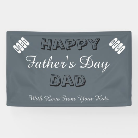 Der kundenspezifische Vatertag Banner (Horizontal)