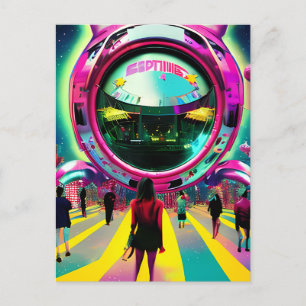 Der künftige Markt Postkarte