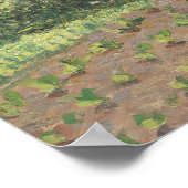 Der Kunstgarten in Eragny Camille Pissaro Poster (Ecke)