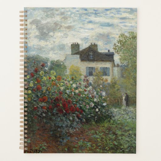 Der Kunstgarten mit Dahlias Planer (Vorderseite)