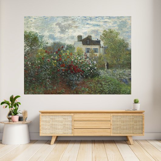 Der Kunstgarten mit Dahlias Poster