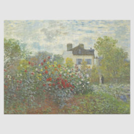 Der Kunstgarten von Argenteuil nach Monet Seidenpapier