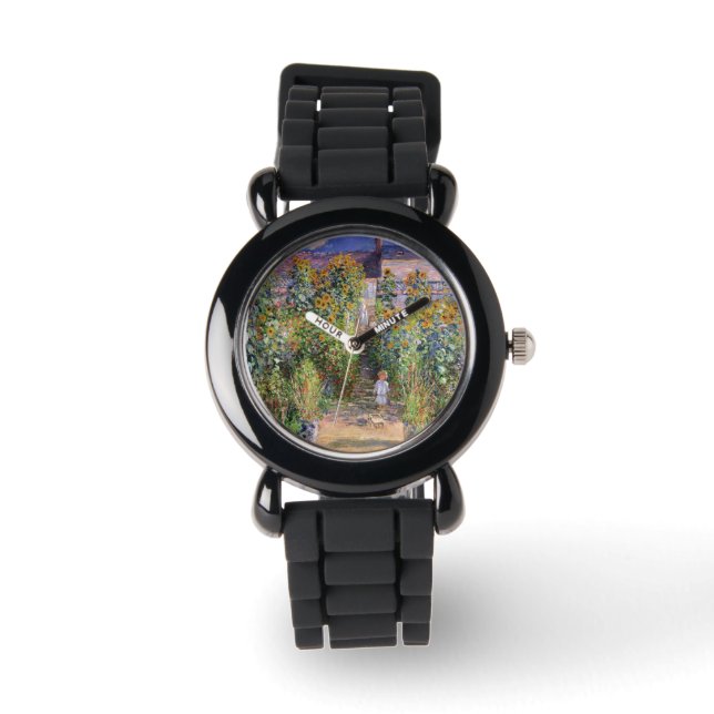 Der Kunstgarten von Claude Monet Armbanduhr (Vorderseite)