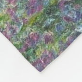 Der Kunstgarten von Claude Monet Fleecedecke (Ecke)