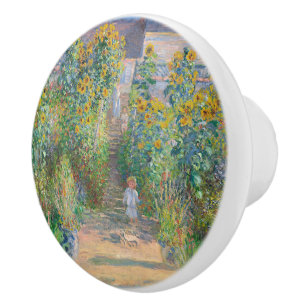 Der Kunstgarten von Claude Monet in Vétheuil Keramikknauf