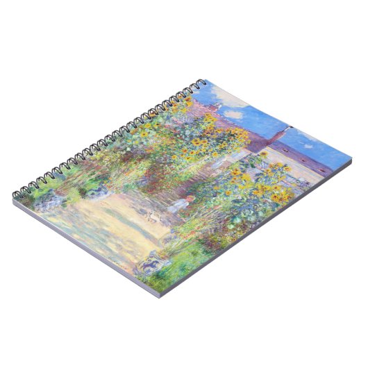 Der Kunstgarten von Claude Monet in Vétheuil Notizblock (Linke Seite)