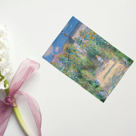 Der Kunstgarten von Claude Monet in Vétheuil Postkarte