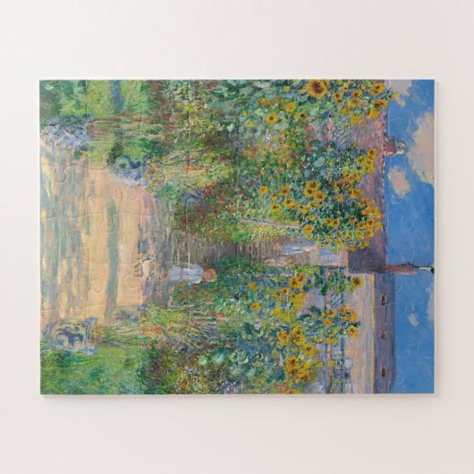 Der Kunstgarten von Claude Monet in Vétheuil Puzzle (Horizontal)