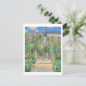 Der Kunstgarten von Claude Monet Malerei Postkarte (Stehend Vorderseite)