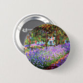 Der Kunstgarten von Giverny, Claude Monet Button (Vorne & Hinten)