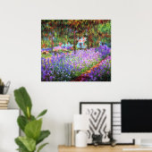 Der Kunstgarten von Giverny, Claude Monet Poster (Heimbüro)