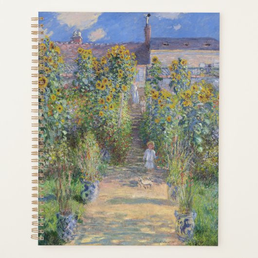 Der Kunstgarten von Vétheuil, Monet Planer (Vorderseite)