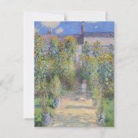 Der Kunstgarten von Vétheuil, Monet