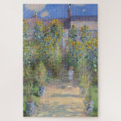 Der Kunstgarten von Vétheuil, Monet Puzzle (Vertikal)