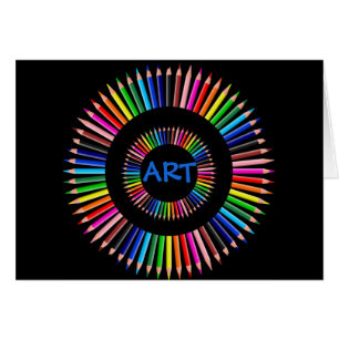 Der Kunstlehrer, farbige Stifte