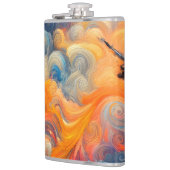 Der Künstler des Himmels Flachmann (Links)