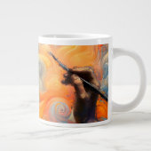 Der Künstler des Himmels Jumbo-Tasse (Rechts)