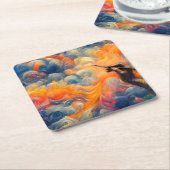 Der Künstler des Himmels Rechteckiger Pappuntersetzer (angewinkelt)