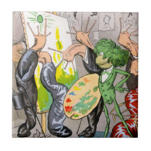 Der Künstler Fliese