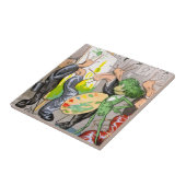 Der Künstler Fliese (Seite)