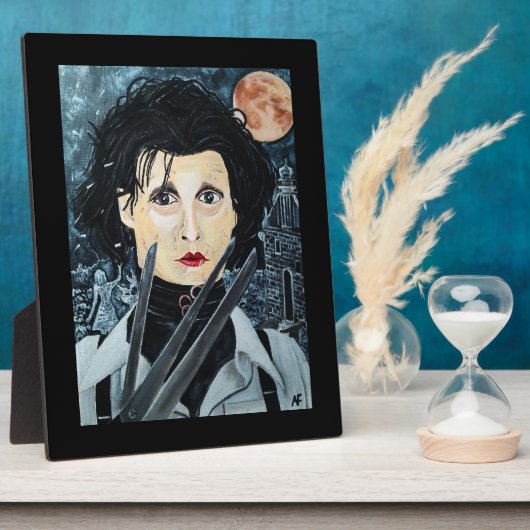 Der Künstler, gemalt von Alfred Fox Fotoplatte (Seite)