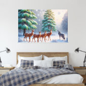 Der Künstler Leinwanddruck (Insitu (Schlafzimmer))