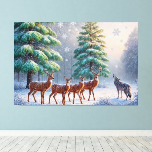 Der Künstler Leinwanddruck (Insitu (Holzboden))