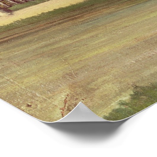 Der Künstler Malte seine Ehefrau, 1900-05 Poster (Ecke)