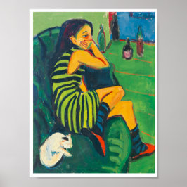 Der Künstler Marcella, Kirchner, Kunstkunst Poster